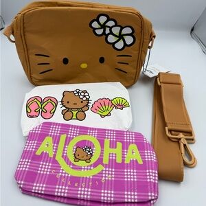 Aloha Collection x Hello Kitty x  Le Tour Bag & 2 2 Pouch Set